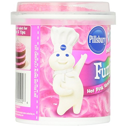 Pillsbury Funfetti Frosting Hot Pink Cake Icing