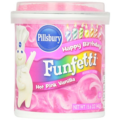 Pillsbury Funfetti Frosting Hot Pink Cake Icing