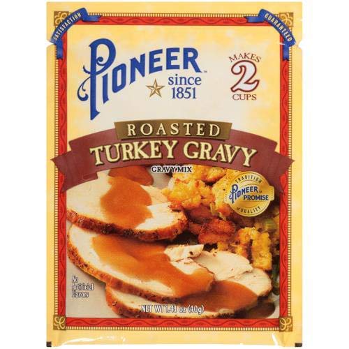 Pioneer Brand Roasted Turkey Gravy 1.41 Oz Packet Pack Of 6