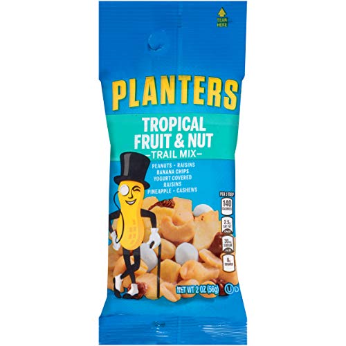 Planters Tropical Fruit &Amp; Nut Trail Mix 2 Oz Bags, Pack Of 72