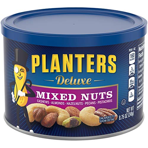 Planters Deluxe Mixed Nuts 8.75 Oz Canister