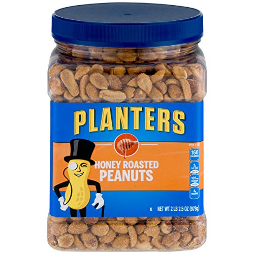 Planters Honey Roasted Peanuts 34.5Oz, Pack Of 2