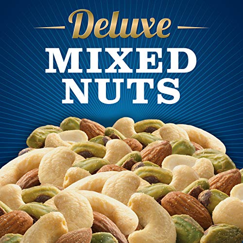 Planters Deluxe Pistachio Mix, 14.5 Oz. Resealable Container - V