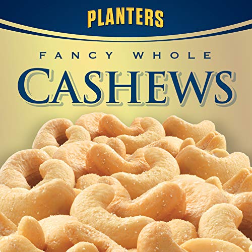 Planters Fancy Whole Cashews With Sea Salt, 33 Oz. Resealable Ja