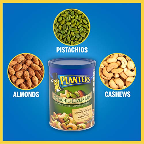 Planters Pistachio Lovers Mix, 1.15 Lb. Resealable Canister - D