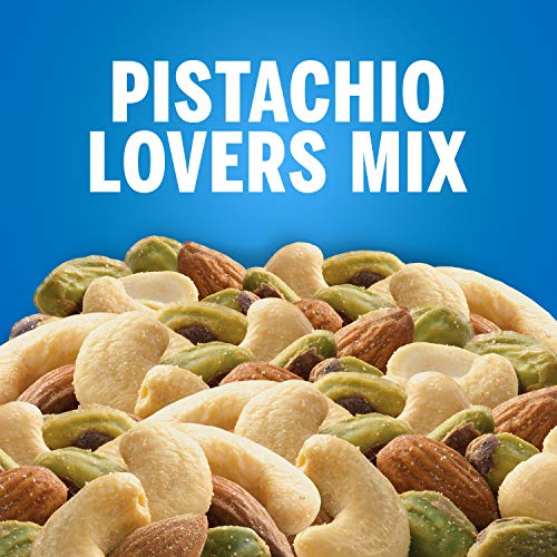 Planters Pistachio Lovers Mix, 1.15 Lb. Resealable Canister - D