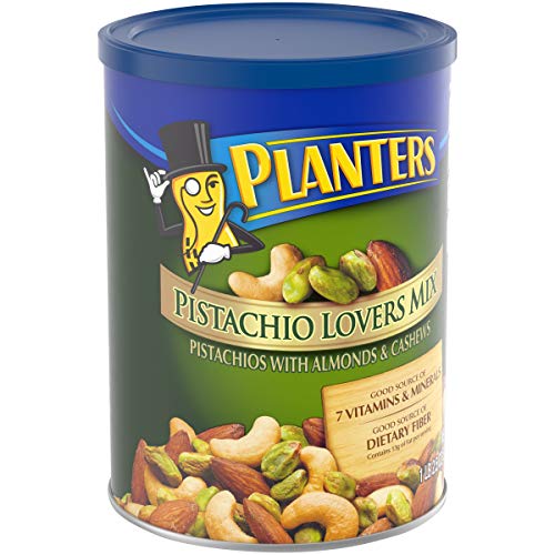 Planters Pistachio Lovers Mix, 1.15 Lb. Resealable Canister - D