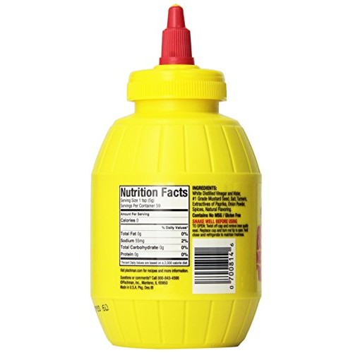 Plochmans Premium Mild Yellow Mustard, 10.5 Oz Pack Of 2