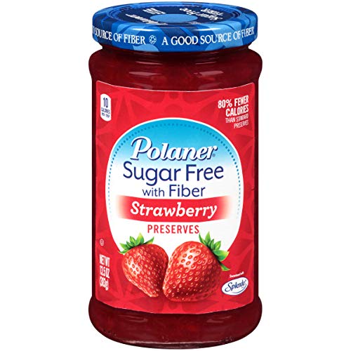 Polaner Sugar-Free Strawberry Preserves With Fiber, 13.5 Ounce