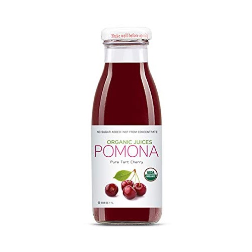 Pomona Organic Juices Pure Tart Cherry Juice, 8.4 Ounce Bottle