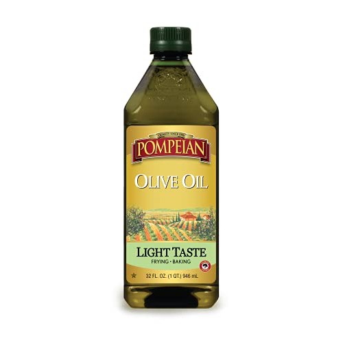 Pompeian Extra Light Tasting Olive Oil, Light And Subtle Flavor,