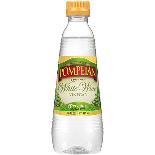 Pompeian Gourmet White Wine Vinegar, Bright And Fresh Flavor, Pe