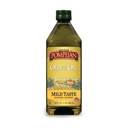 Pompeian Classic Olive Oil, Mild Flavor, Perfect For Roasting An