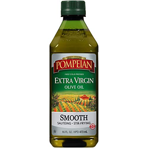 Pompeian Smooth Extra Virgin Olive Oil, First Cold Pressed, Mild