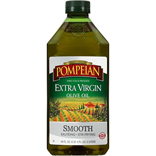 Pompeian Smooth Extra Virgin Olive Oil, First Cold Pressed, Mild