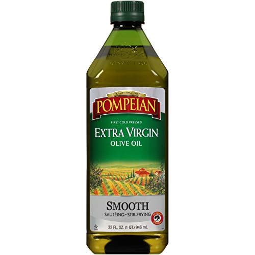 Pompeian Smooth Extra Virgin Olive Oil, First Cold Pressed, Mild