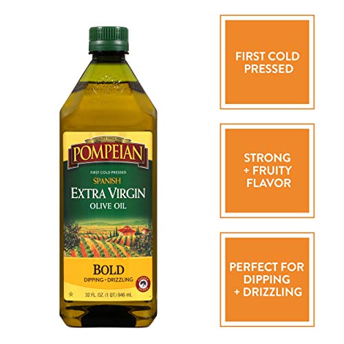 Pompeian Spanish Bold Extra Virgin Olive Oil, First Cold Pressed