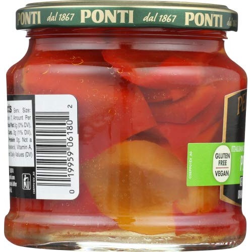 Ponti Peperlizia Italian Style Peppers - Sweet &Amp; Sour Taste, 12.