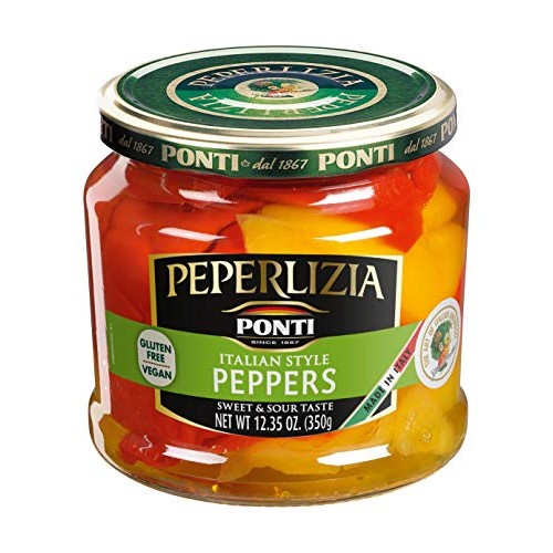 Ponti Peperlizia Italian Style Peppers - Sweet &Amp; Sour Taste, 12.