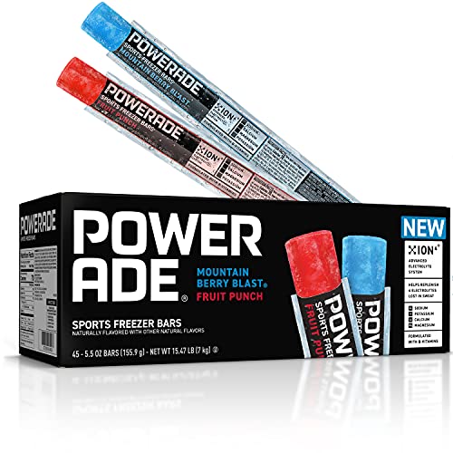 POWERADE Sports Freezer Bars, Giant Sized 5.5 oz Refreshing Ice ...