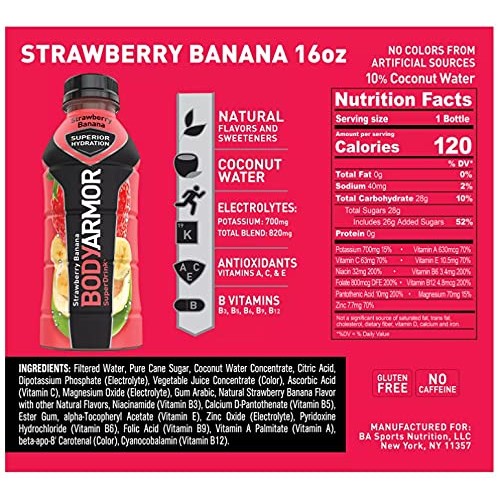 Bodyarmor Sport Drink Variety Pack 4 Flavors Bottles Pack Of 20