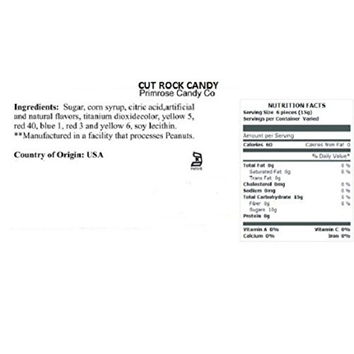 Primrose Cut Rock Candy, 16 Ounce