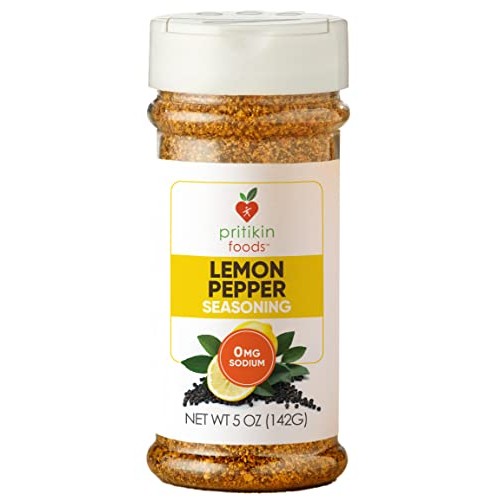 Pritikin Foods Sodium Free Lemon Pepper Seasoning, 5 oz, 1 bottle