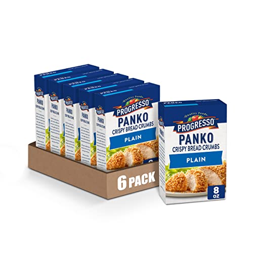 Progresso Panko Plain Bread Crumbs Box, 8 Ounce Pack Of 6