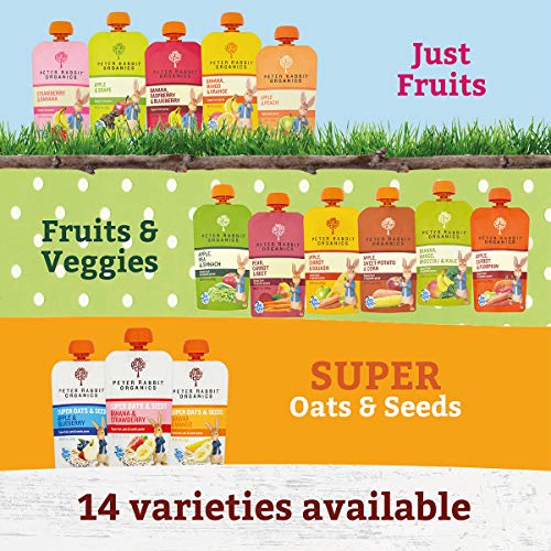 Peter Rabbit Organics Fruit &Amp; Vegetable Variety Pack 4 Oz. Squee