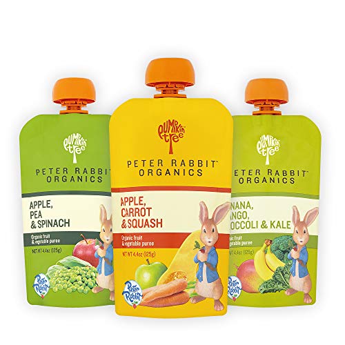 Peter Rabbit Organics Fruit &Amp; Vegetable Variety Pack 4 Oz. Squee