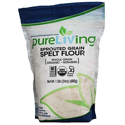 PureLiving Sprouted Grain Organic Spelt Flour - 24 Ounce Bag