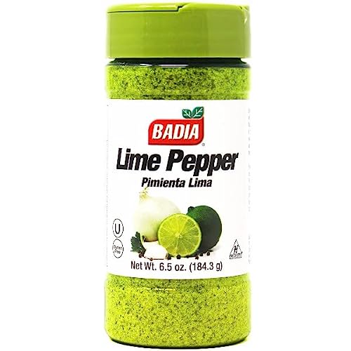 Badia Hot Citrus Pepper Seasoning Bundle - Lime Pepper 6.5 Oz, O...