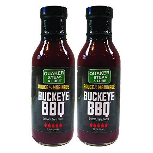 Quaker Steak &Amp; Lube Buckeye Barbecue Wing Sauce - 2 12 Ounce Bot