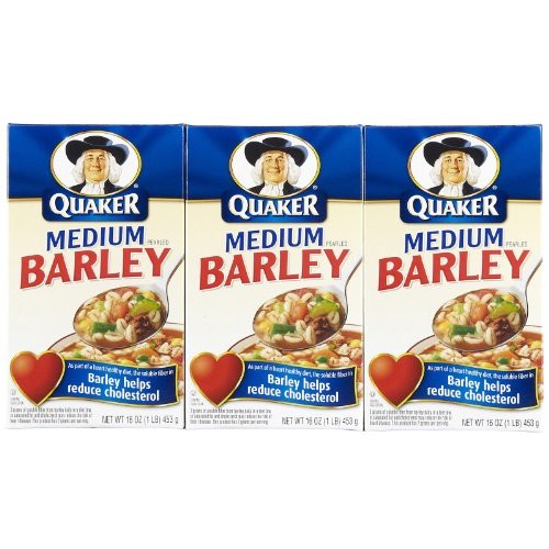 Quaker Medium Pearled Barley 16 Oz Pack Of 3