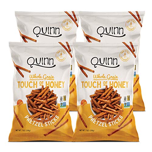 Quinn Whole Grain Touch Of Honey Pretzel Stick, 7 Ounce Bag 4 C