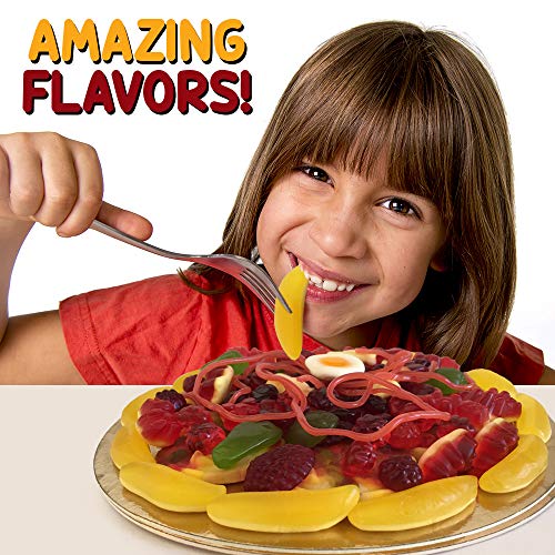 Raindrops Gummy Candy Pizza - 8.5 Of Yummy Toppings Made From G