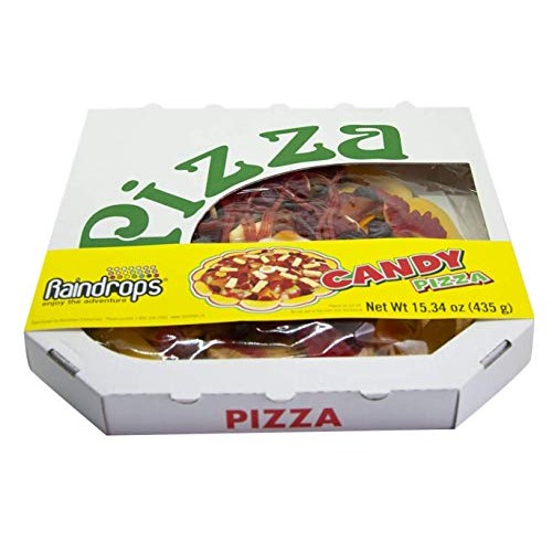 Raindrops Gummy Candy Pizza - 8.5 Of Yummy Toppings Made From G