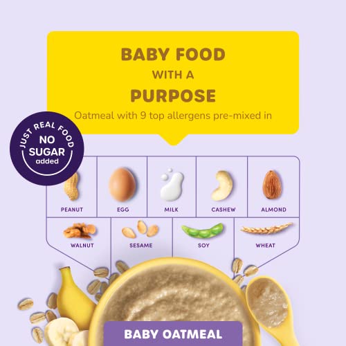 Ready, Set, Food! Organic Baby Oatmeal Cereal | Banana Apple - 2...