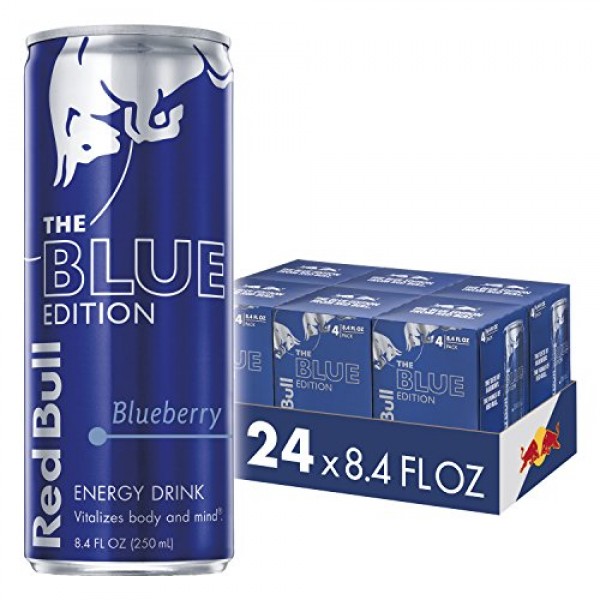 Red Blue Edition, Blueberry Energy Drink, 8.4 Fl ...