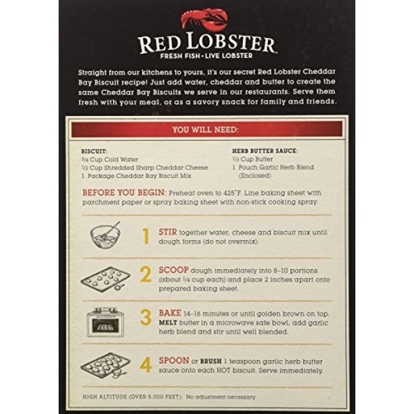 Red Lobster Cheddar Biscuit Mix (4 pk.)