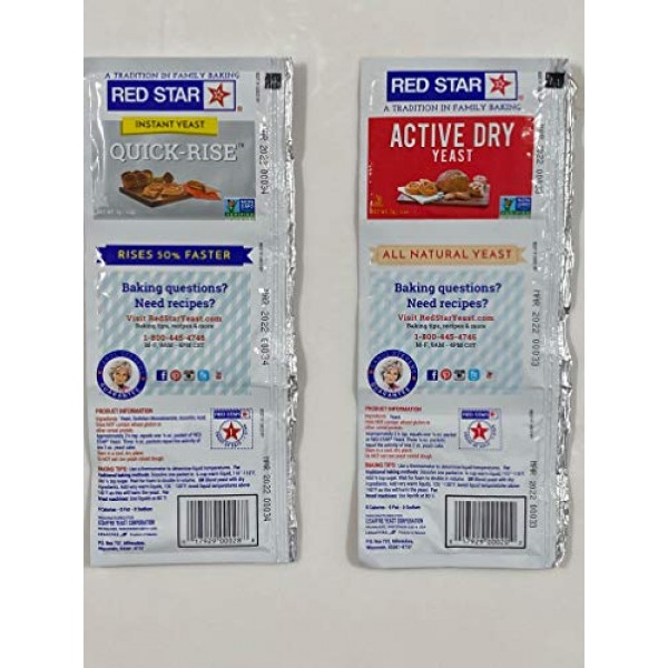 Red Star Instant Quick Rise Yeast And Active Dry Yeast 2