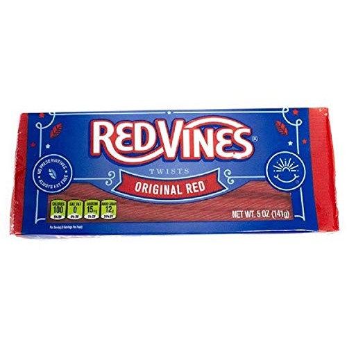 Red Vines Licorice, Original Red Flavor, 5Oz Tray, Soft &Amp; Chewy