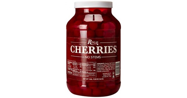 Regal Maraschino Cherries Without Stems 1 Gallon 6897