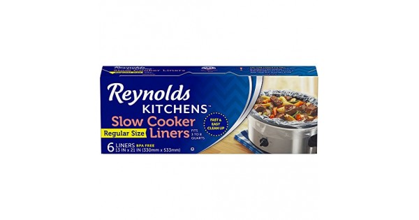 Reynolds Kitchens Premium Slow Cooker Liners 13 X  B00IE76Q7M 600x315 