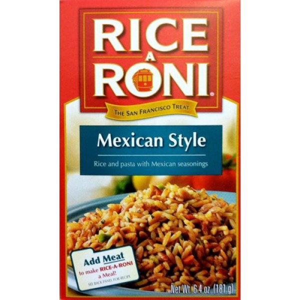 Rice A Roni Mexican Style Flavor 6 4oz 2 Pack B00IEZRK7E 600x600 