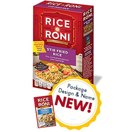 Rice A Roni, Stir Fried Rice Flavored, 6.2oz Box (Pack of 6)