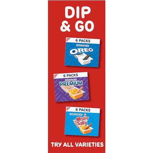 Handi-Snacks RITZ Crackers N Cheesy Dip Snack Packs, 12 Boxes o...