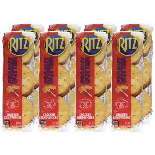 Nabisco Ritz Peanut Butter Sandwich Filled Crackers, 11.04 Oz