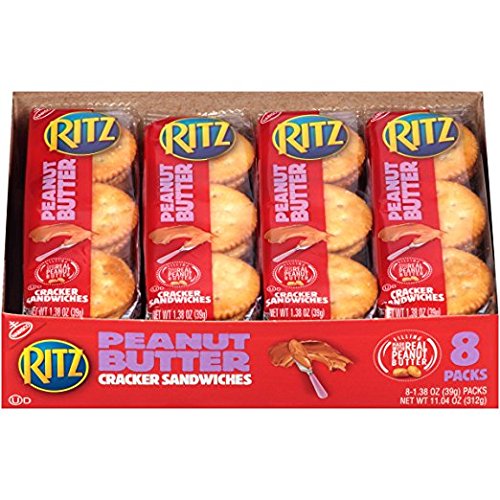 Ritz Cracker Sandwiches, Peanut Butter, 8-1.38 Ounce Package Of