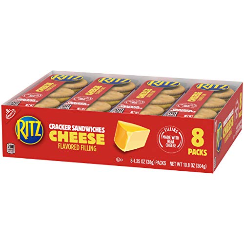 Ritz Cheese Cracker Sandwiches, 8Count Tray, 10.8 Oz Pack Of 14